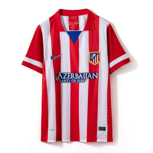 Camiseta de fútbol Atlético Madrid 2013/14 LOCAL MANGA CORTA VERSION FAN